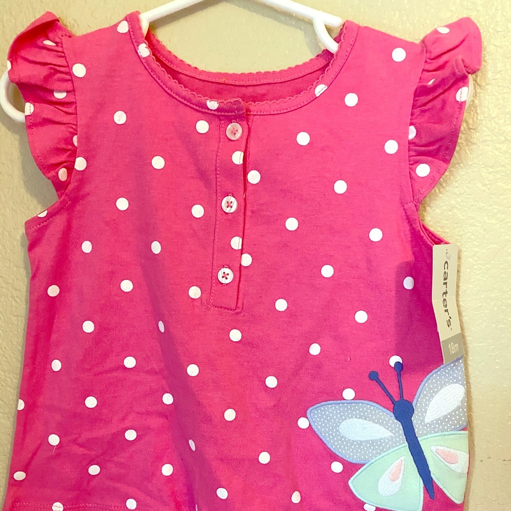 🌺5/$25 Carter Butterfly Shirt